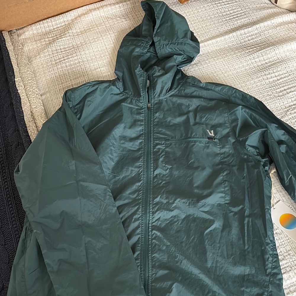 Vuori Green Windbreaker Jacket M